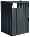 HOME DELUXE M&uuml;lltonnenbox &raquo;CUBO&laquo;, 1x240 L - grau