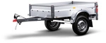 STEMA PKW-Anh&auml;nger &raquo;BASIC 550&laquo;, BxL: 108 cm x 154 cm, max. Nutzlast 451 kg -