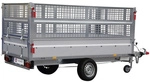 STEMA PKW-Anh&auml;nger &raquo;BASIC SH 1300&laquo;, inkl. Gitteraufsatz, max. Nutzlast 905 kg -