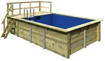 KARIBU Pool, beige, 12700 l