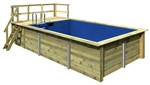 KARIBU Pool, beige, 15500 l