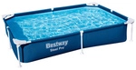 BESTWAY Framepool, ohne Pumpe 221 x 150 x 43 cm, dunkelblau, eckig