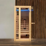 HOME DELUXE Infrarotsauna &raquo;Redsun S Deluxe&laquo;, f&uuml;r 1 Person, Fronteinstieg,