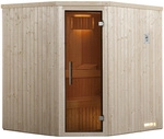 WEKA Sauna &raquo;Kiruna 2&laquo;, mit Ofen, BxHxT: 194 x 199 x 177 cm - beige