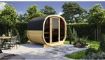WOLFF FINNHAUS Fasssauna &raquo;Cube 230&laquo;, BxHxT: 210 x 216 x 230 cm, Fichtenholz -...