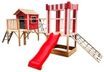HOME DELUXE Kinderspielanlage, Spielpark WUNDERLAND - braun