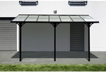 Westmann Terrassendach &raquo;Bruce&laquo;, schwarz, BxHxT: 435 x 225-270 x 300 cm