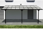Westmann Terrassendach &raquo;Bruce&laquo;, schwarz, BxHxT: 556 x 225-270 x 300 cm