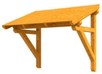 SKANHOLZ Vordach &raquo;Paderborn 1&laquo;, 242 x 156 cm (BxT), nordische Fichte, eiche hell -