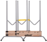 WOLFCRAFT S&auml;gebock &raquo;5121000&laquo;, f&uuml;r Kettens&auml;gen, klappbar - silberfarben