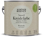 SCH&Ouml;NER WOHNEN FARBE Innenfarbe &raquo;Naturell Kreidefarbe&laquo;, Windstille, matt, 2,5 l -