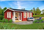 LASITA MAJA Blockbohlenhaus &raquo;Sri Lanka&laquo;, BxHxT: 600 x 285 x 321,8 cm...