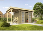 WOLFF FINNHAUS Gartenhaus &raquo;Pulti 28 ST-B&laquo;, Holz, BxT: 470 x 280 cm...