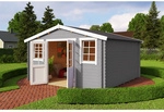 LASITA MAJA Gartenhaus &raquo;Wels 4&laquo;, Holz, BxHxT: 425,1 x 245,1 x 410 cm (Au&szlig;enma&szlig;e