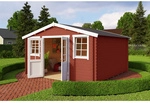 LASITA MAJA Gartenhaus &raquo;Wels 4&laquo;, Holz, BxHxT: 425,1 x 245,1 x 410 cm (Au&szlig;enma&szlig;e