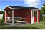 LASITA MAJA Gartenhaus &raquo;Wibo&laquo;, Holz, BxHxT: 465 x 245,1 x 337,8 cm (Au&szlig;enma&szlig;e