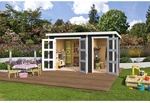 LASITA MAJA Gartenhaus &raquo;Zambezi XL&laquo;, Holz, BxHxT: 400 x 210,9 x 259,7 cm