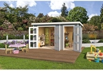 LASITA MAJA Gartenhaus &raquo;Zambezi XL&laquo;, Holz, BxHxT: 400 x 210,9 x 259,7 cm