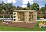 LASITA MAJA Gartenhaus &raquo;Zambezi XL&laquo;, Holz, BxHxT: 400 x 210,9 x 259,7 cm