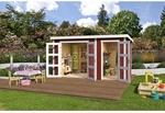 LASITA MAJA Gartenhaus &raquo;Zambezi XL&laquo;, Holz, BxHxT: 400 x 210,9 x 259,7 cm