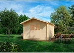 KIEHN-HOLZ Gartenhaus &raquo;44-003&laquo;, BxT: 300x300 cm, unbehandelte Fichte - beige