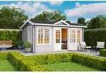 LASITA MAJA Gartenhaus &raquo;Windsor&laquo;, BxHxT: 440 x 239,4 x 340,2 cm, (Au&szlig;enma&szlig;...