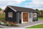 LASITA MAJA Gartenhaus &raquo;Caroline&laquo;, BxHxT: 675 x 330,6 x 489,9 cm, (Au&szlig;enma&szlig;...