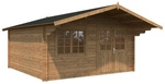 PALMAKO Blockbohlenhaus &raquo;Britta&laquo;, Holz, BxHxT: 488 x 270 x 580 cm (Au&szlig;enma&szlig;e