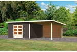 KARIBU Gartenhaus &raquo;Northeim&laquo;, Holz, BxHxT: 665 x 229,5 x 369 cm (Au&szlig;enma&szlig;e inkl.