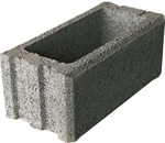 Mr. GARDENER Normalstein, Beton, offenporig, BxHxL: 25 x 20 x 50 cm, grau