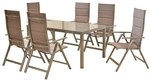 MERXX Gartenstuhl-Set &raquo;Taviano&laquo;, BxHxT: 59 x 109 x 73 cm - grau