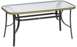 MERXX Gartentisch &raquo;Roma&laquo;, BxHxT: 80 x 72,5 x 150 cm, Tischplatte: Sicherheitsglas -