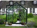 HALLS Gew&auml;chshaus &raquo;Popular&laquo;, 6,2 m&sup2;, gr&uuml;n, 3 mm Sicherheitsglas - gruen