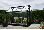 HALLS Gew&auml;chshaus &raquo;Popular&laquo;, 5,0 m&sup2;, schwarz, 3 mm Sicherheitsglas