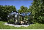 JULIANA Gew&auml;chshaus &raquo;Orangerie&laquo;, anthrazit, Aluminium/Sicherheitsglas - grau