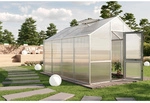 KGT Gew&auml;chshaus &raquo;Dahlie&laquo;, 12,74 m&sup2;, silberfarben