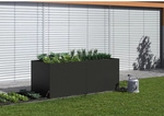 KGT Hochbeet, BxHxL: 205 x 77 x 91 cm, Aluminium - grau