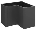 BIOHORT Pflanzbeet &raquo;Belvedere MAXI&laquo;, dunkelgrau-metallic, Metall