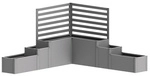 BIOHORT Blumenkasten &raquo;DaVinci&laquo;, BxHxT: 299,5 x 168 x 299,5 cm, Metall -