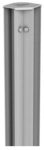 BIOHORT Pflanzbeet &raquo;MAXI&laquo;, Alu-Eckprofil, BxHxT: 7,2 x 77 x 7,2 cm, silber-metallic