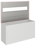 BIOHORT Sichtschutzelement &raquo;DaVinci&laquo;, mit Acrylglas, Metall, HxL: 91 x 152 cm -
