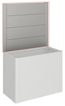 BIOHORT Sichtschutzelement &raquo;DaVinci&laquo;, ohne Acrylglas, Metall, HxL: 91 x 102...