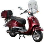 ALPHA MOTORS Motorroller &raquo;Retro Firenze&laquo;, 50 cm&sup3;, Verbrauch: ca. 2,5 l/100 km -