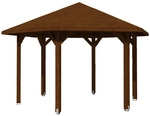 SKANHOLZ Pavillon &raquo;Nancy 3&laquo;, Zeltdach, sechseckig, BxHxT: 480 x 316 x 416 cm -