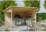SKANHOLZ Pavillon &raquo;Vimmerby&laquo;, BxHxT: 410 cm x 244 cm x 310 cm, Nordisches