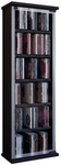 VCM Regal &raquo;Classic&laquo;, BxHxL: 18 x 91,5 x 31 cm, Holzwerkstoff - schwarz