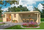 LASITA MAJA Gartenhaus &raquo;Reno&laquo;, BxHxT: 780 x 210,9 x 313,9 cm (Au&szlig;enma&szlig;e...