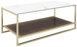 PHOENIX Couchtisch &raquo;OLIVIA&laquo;, BxH: 120 x 45 cm, MDF/Spanplatte - braun