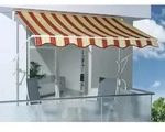 SPETTMANN Markise &raquo;LINE&laquo;, BxT: 300x160 cm, weiss/rot/gelb/orange/creme gestreift