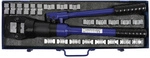 BGS Technic KFZ Spezialwerkzeuge, Crimpzangen-Satz hydraulisch - bunt